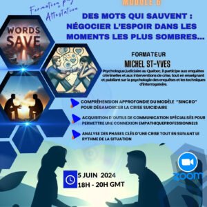 Des mots qui sauvent : négocier l’espoir dans les moments les plus sombres…