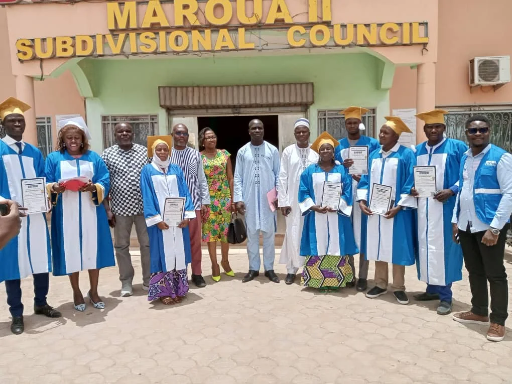 Équipe OPSYCOURS lors d'une formation, Maroua